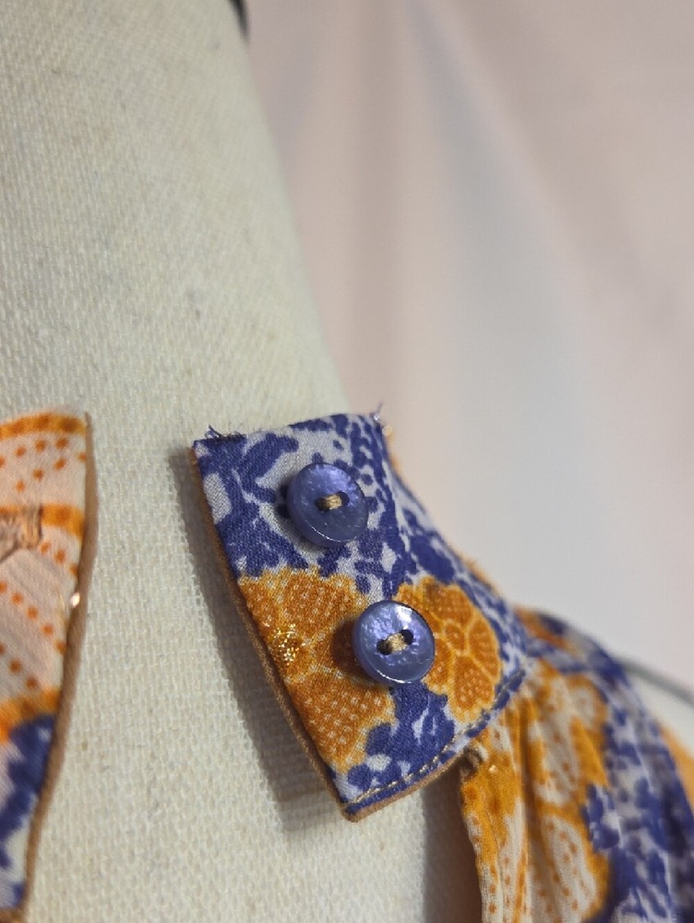 cupcakes & cashmere Yellow and Purple Floral Halter Top - Picture 3 of 4